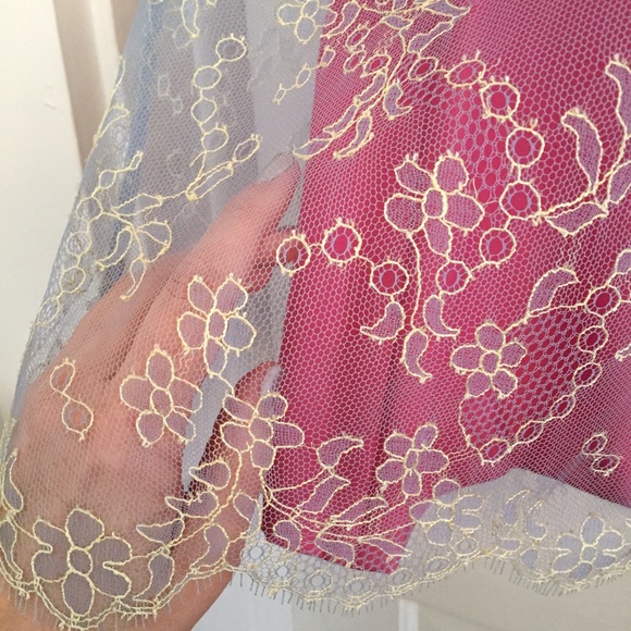 BARNEYS Pink Silk Skirt - Picture 2 of 8